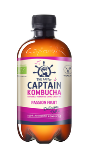 The Gutsy Captain Kombucha Passion Fruit (12 x 400 ml)
