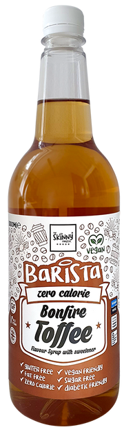 The Skinny Food Co Barista Coffee Syrup Bonfire Toffee (1000 ml)