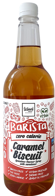 The Skinny Food Co Barista Coffee Syrup Caramel Biscuit (1000 ml)