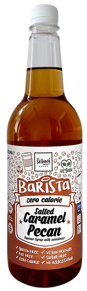 The Skinny Food Co Barista Coffee Syrup Salted Caramel Pecan (1000 ml)