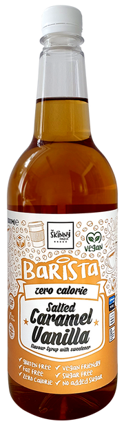 The Skinny Food Co Barista Coffee Syrup Salted Caramel Vanilla (1000 ml)