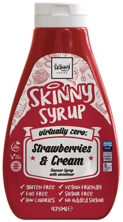 The Skinny Food Co Skinny Syrup Strawberries & Cream (425 ml)