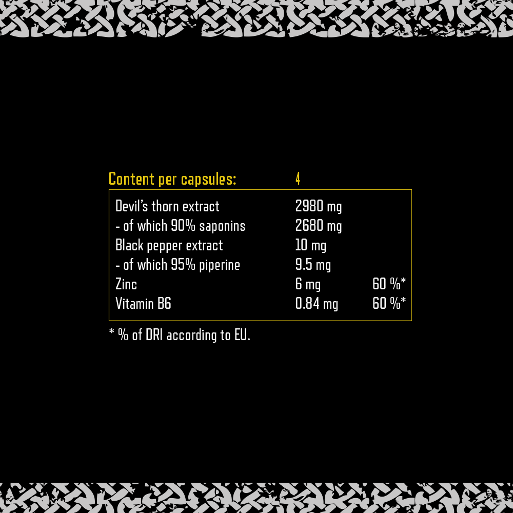 Viking Power Devil's Thorn Testo Booster (120 caps)