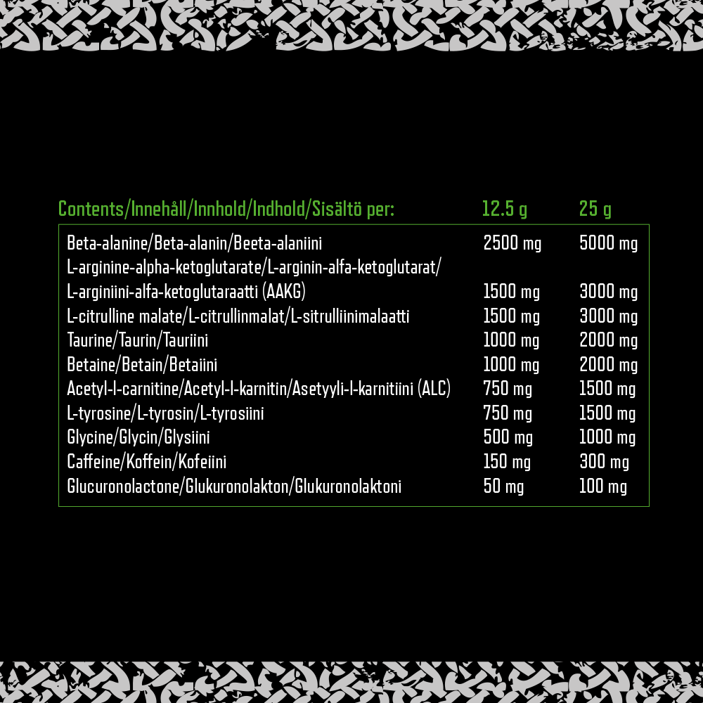 Viking Power Thor's Hammer Pre-workout Pear Blaze (500 g)