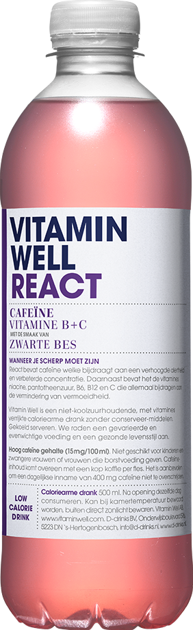 Vitamin Well React (12 x 500 ml)