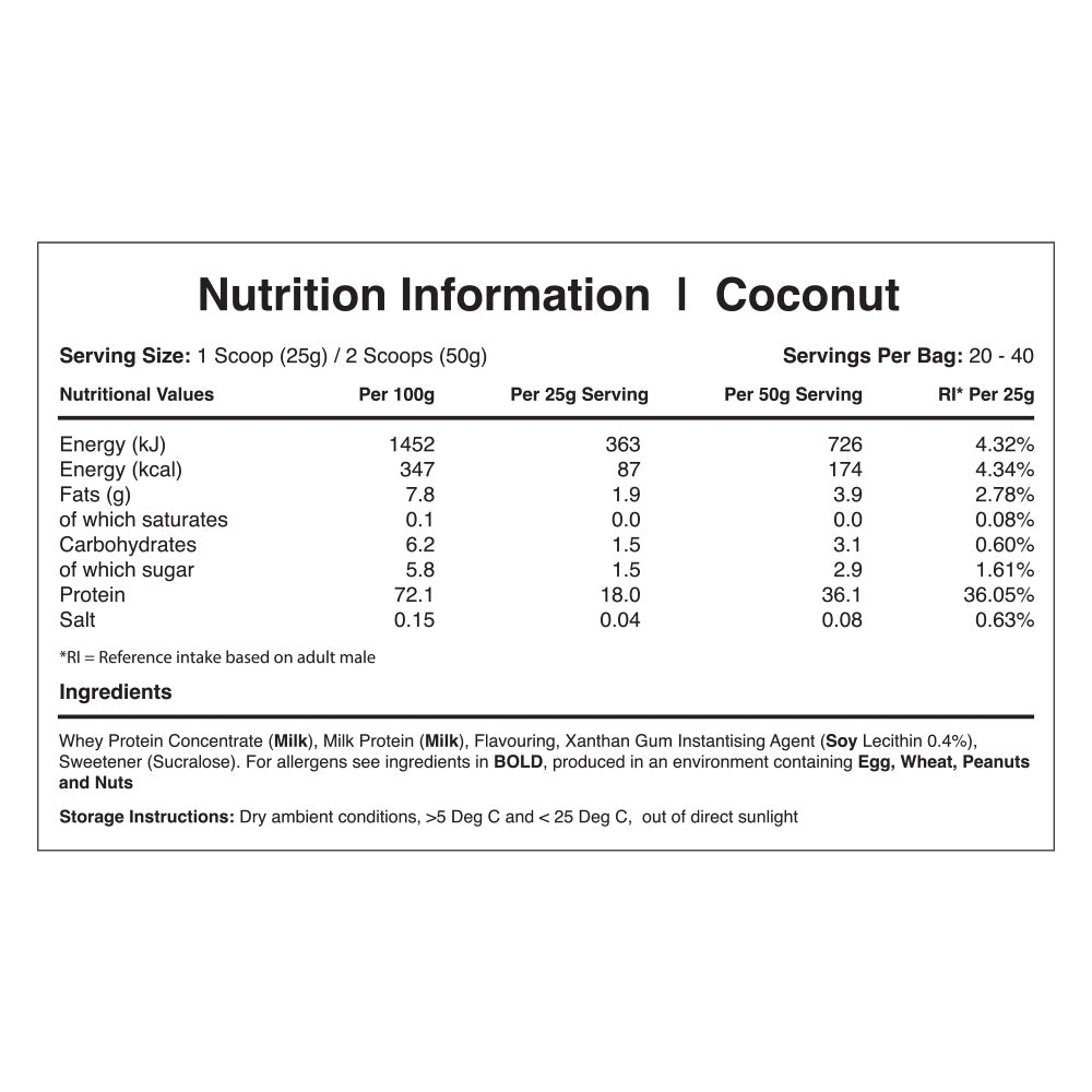 Warrior Whey Protein Coconut (1000 g)