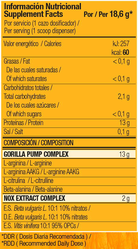 Zoomad Moonstruck Zero Fruit Fight (540 g)