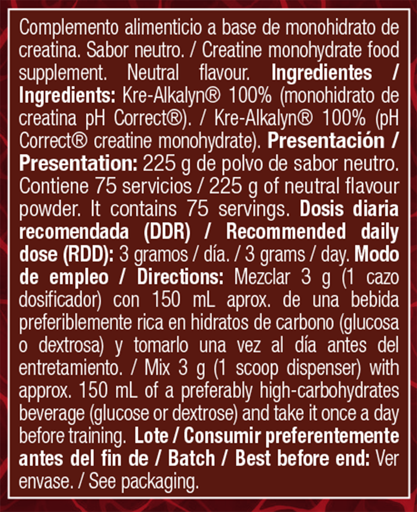 Zoomad One Raw Kre-alkalyn (225 g)