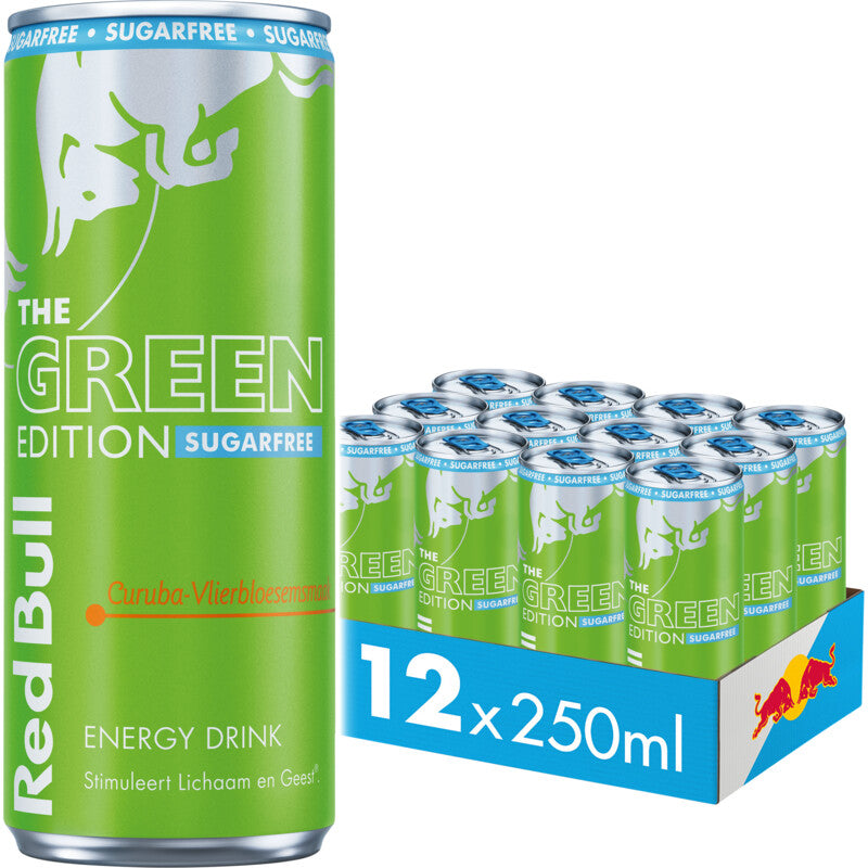 Red Bull Green Edition Sugarfree (12 x 250 ml)
