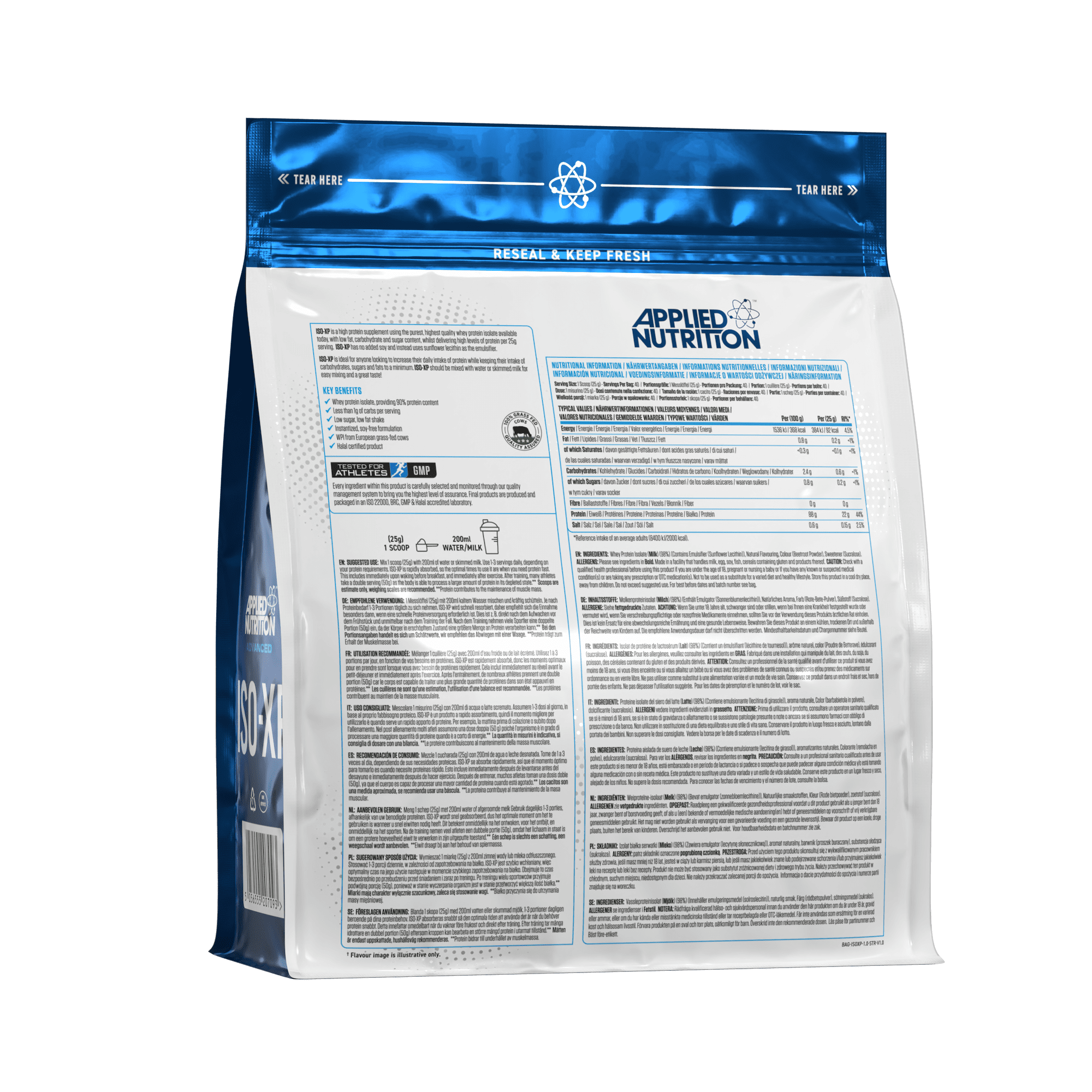 Applied Nutrition ISO-XP - 1000 g - Strawberry