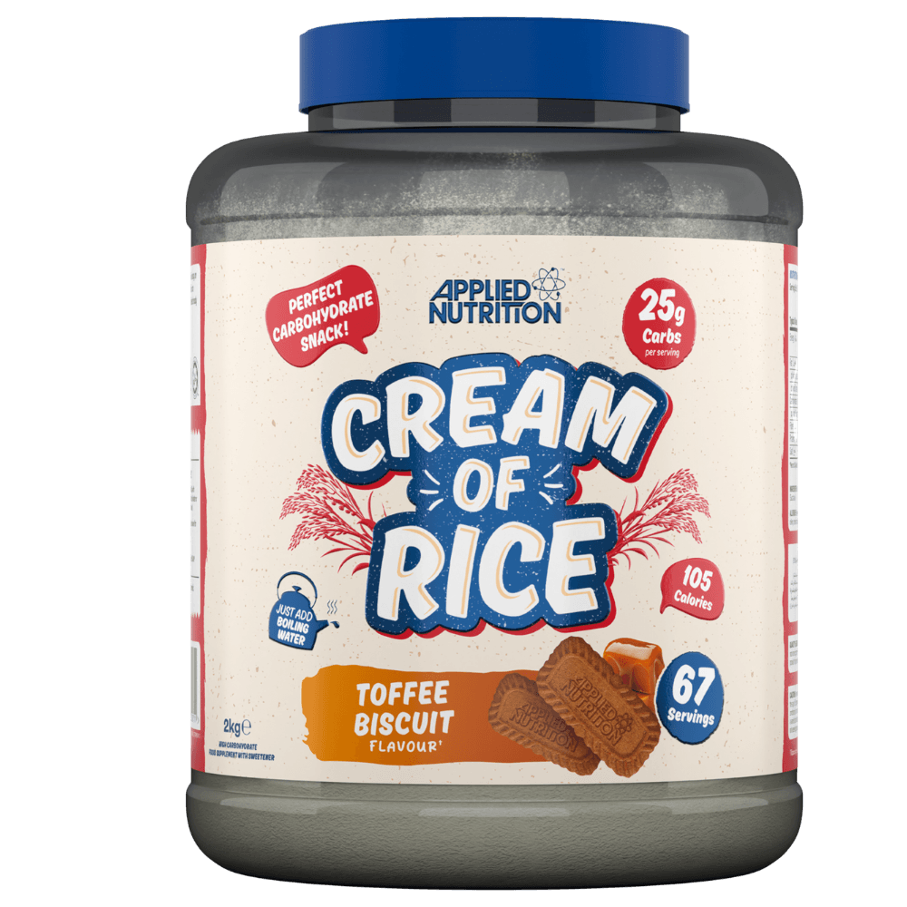 Applied Nutrition Cream of Rice Toffee Biscuit (2000 g)