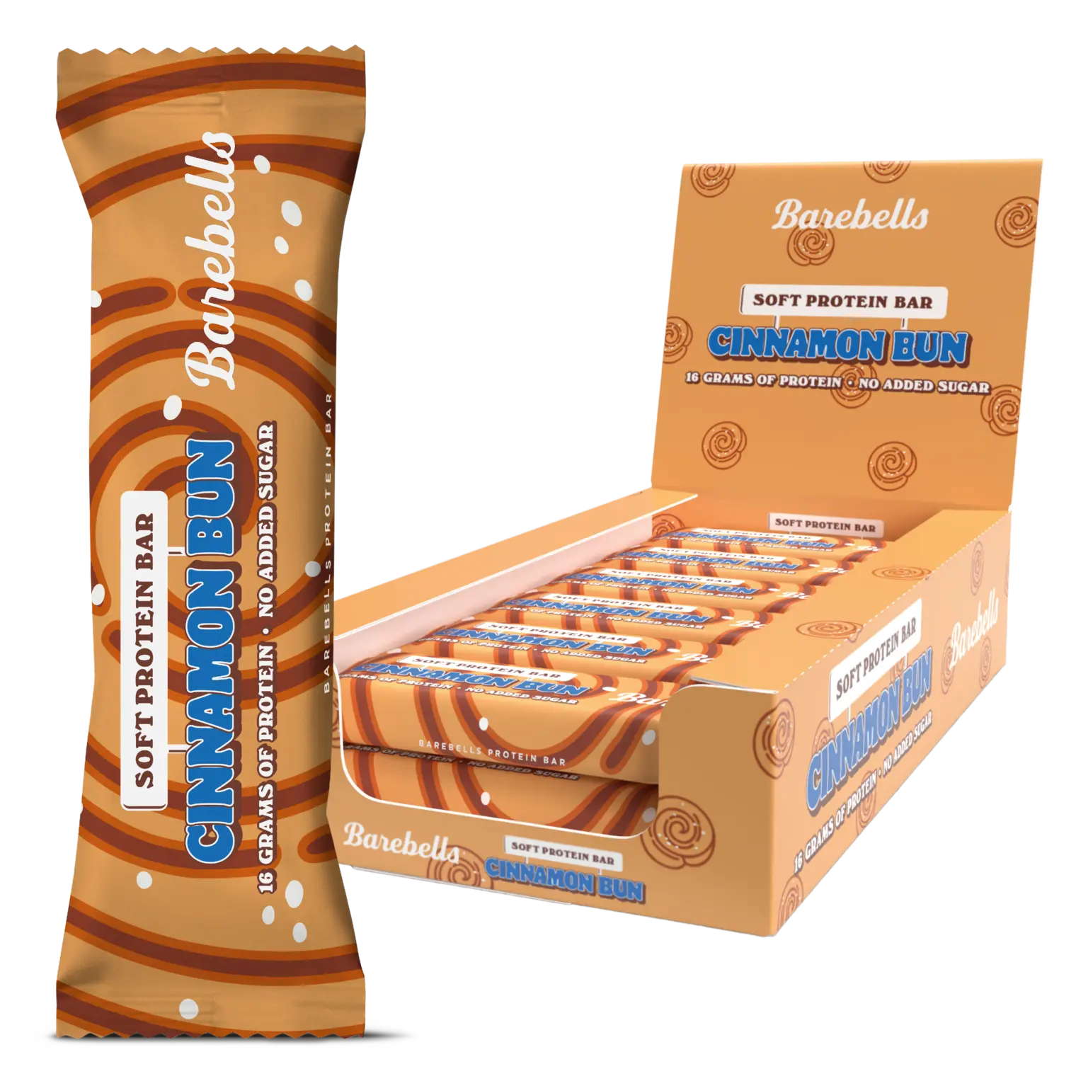 Barebells Soft Protein Bar - 12 x 55 g - Cinnamon Bun