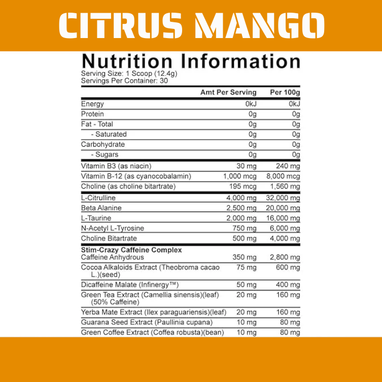 NIEUW - 5% Nutrition 5150 Citrus Mango (30 servings)