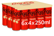 Coca Cola Vanilla Zero Sugar - 24 x 250 ml