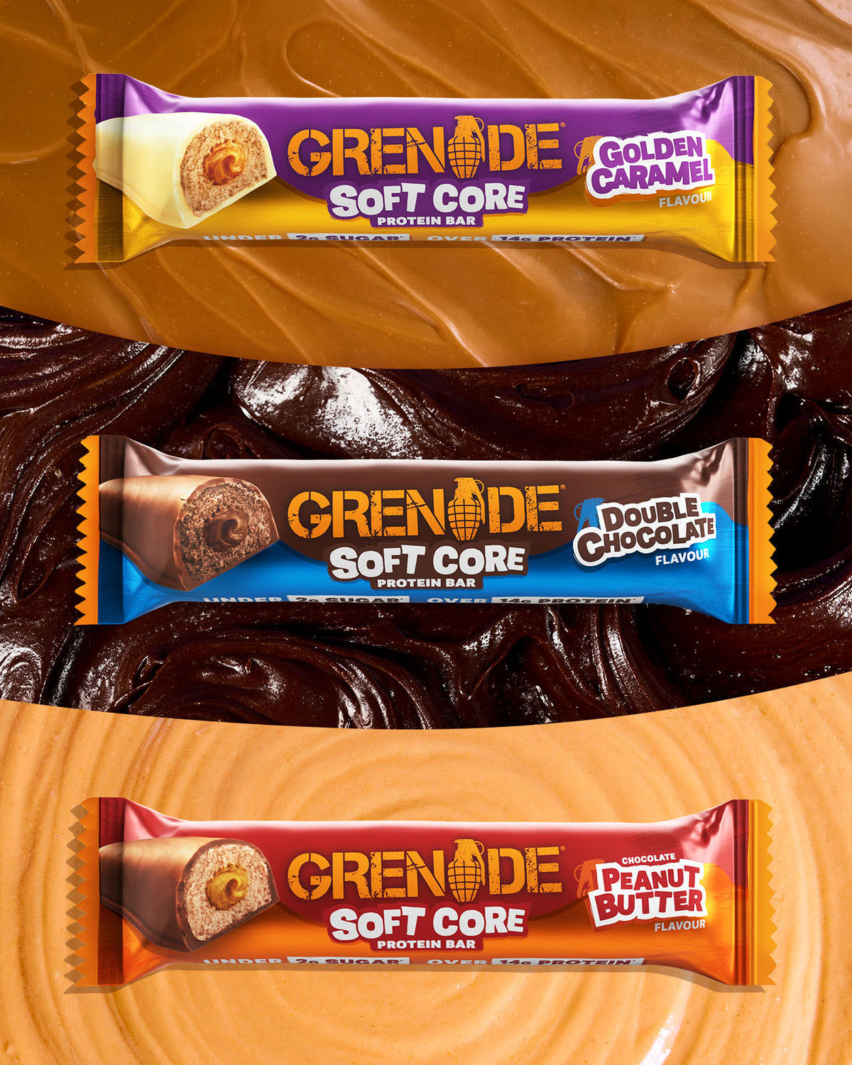 Grenade Soft Core Protein Bar Mixbox (6 x 50 g)