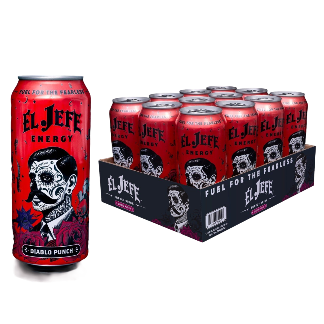 El Jefe Energy Diablo Punch 12 x 473 ml