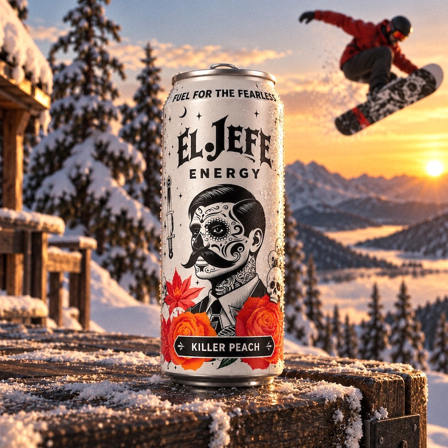 El Jefe Energy Killer Peach 12 x 473 ml
