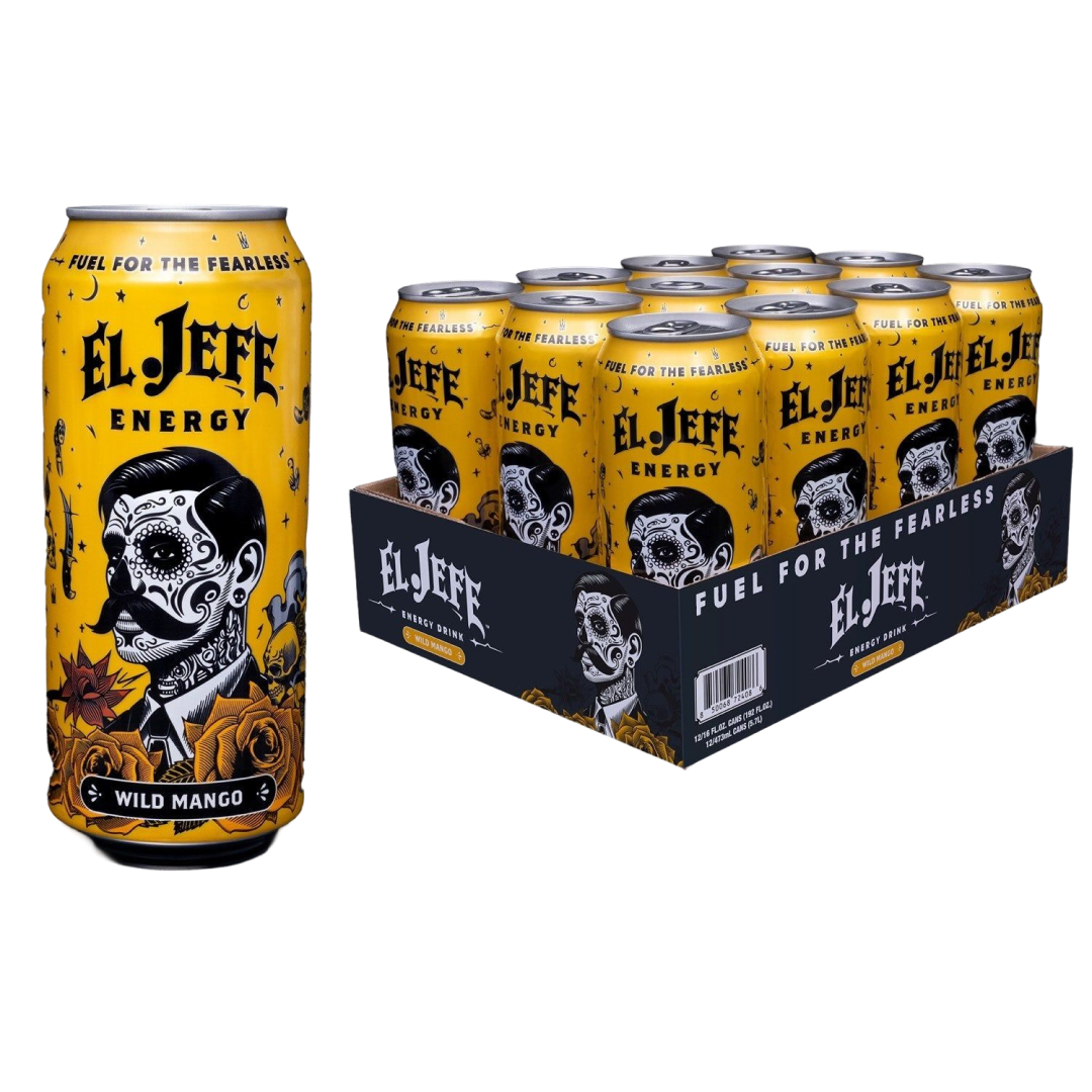El Jefe Energy Wild Mango 12 x 473 ml