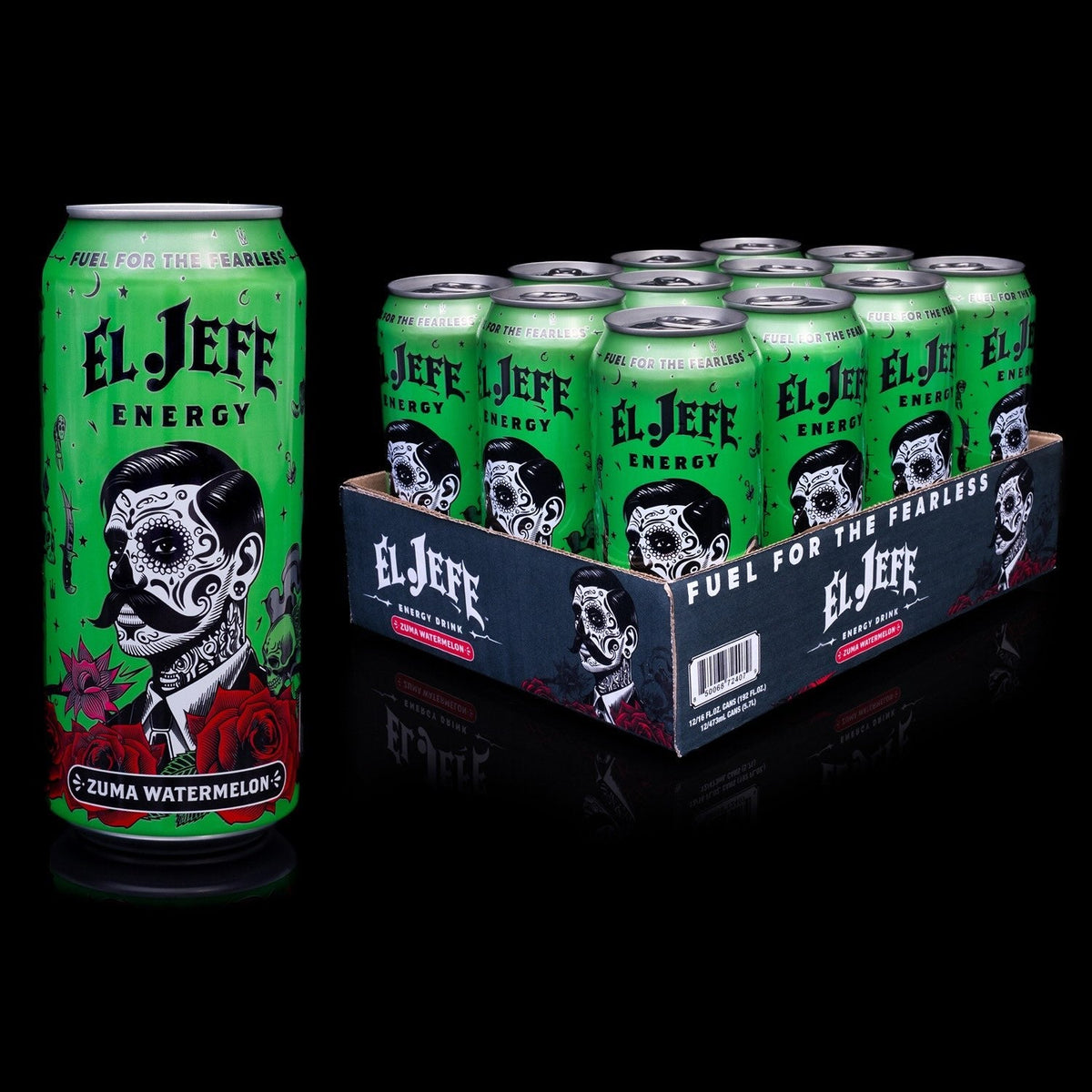 El Jefe Energy Zuma Watermelon 12 x 473 ml