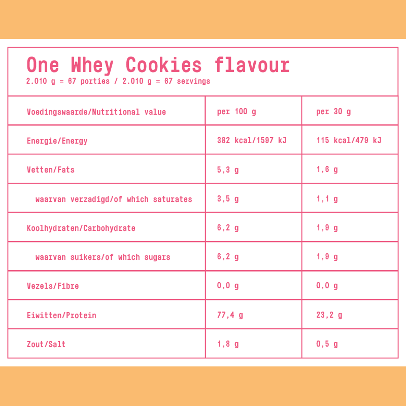 Fit & Co One Whey Cookies (2010 g)