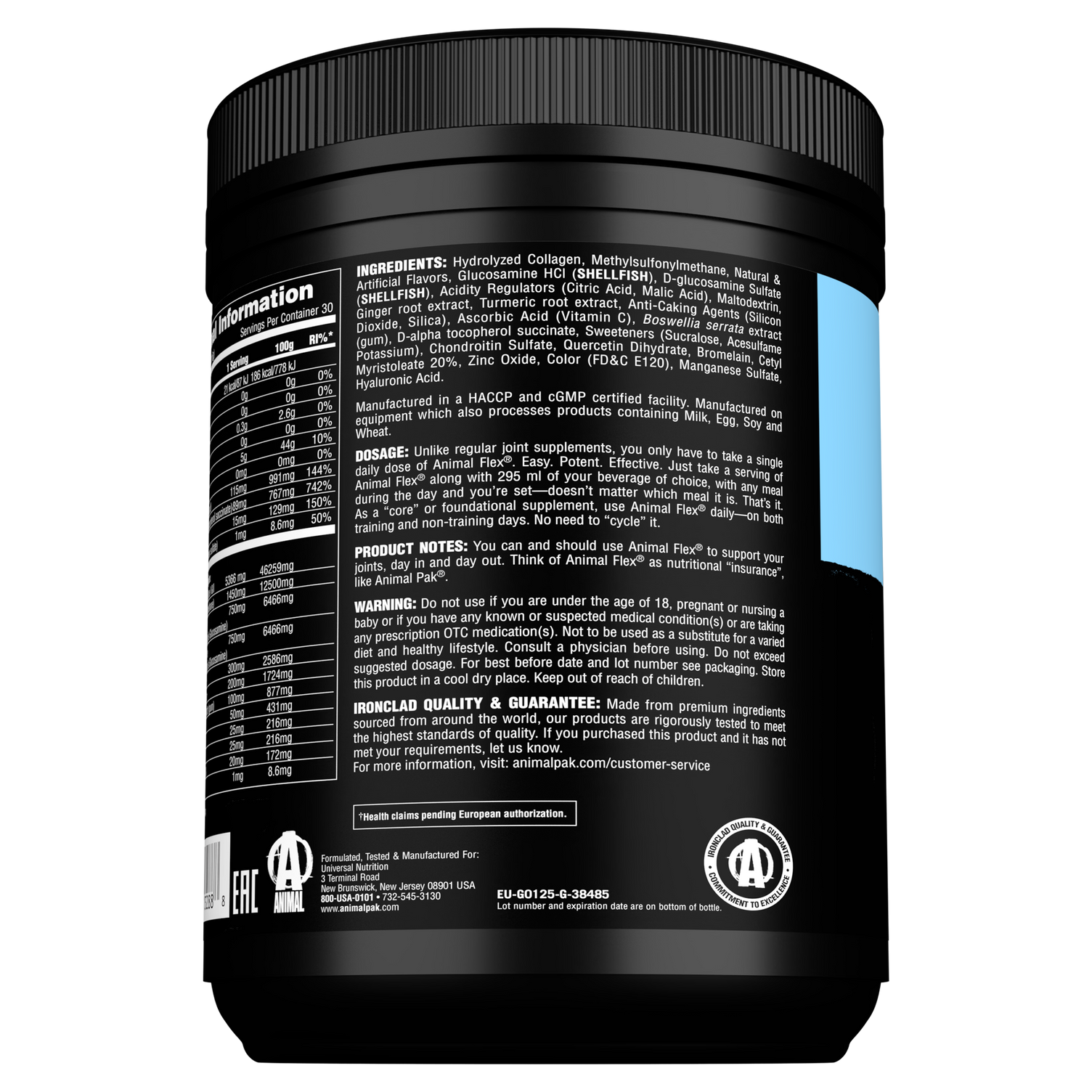 Animal Flex Powder Cherry Berry (30 servings)