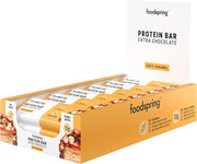 Foodspring Protein Bar Extra Chocolate Soft Caramel (12 x 45 g)