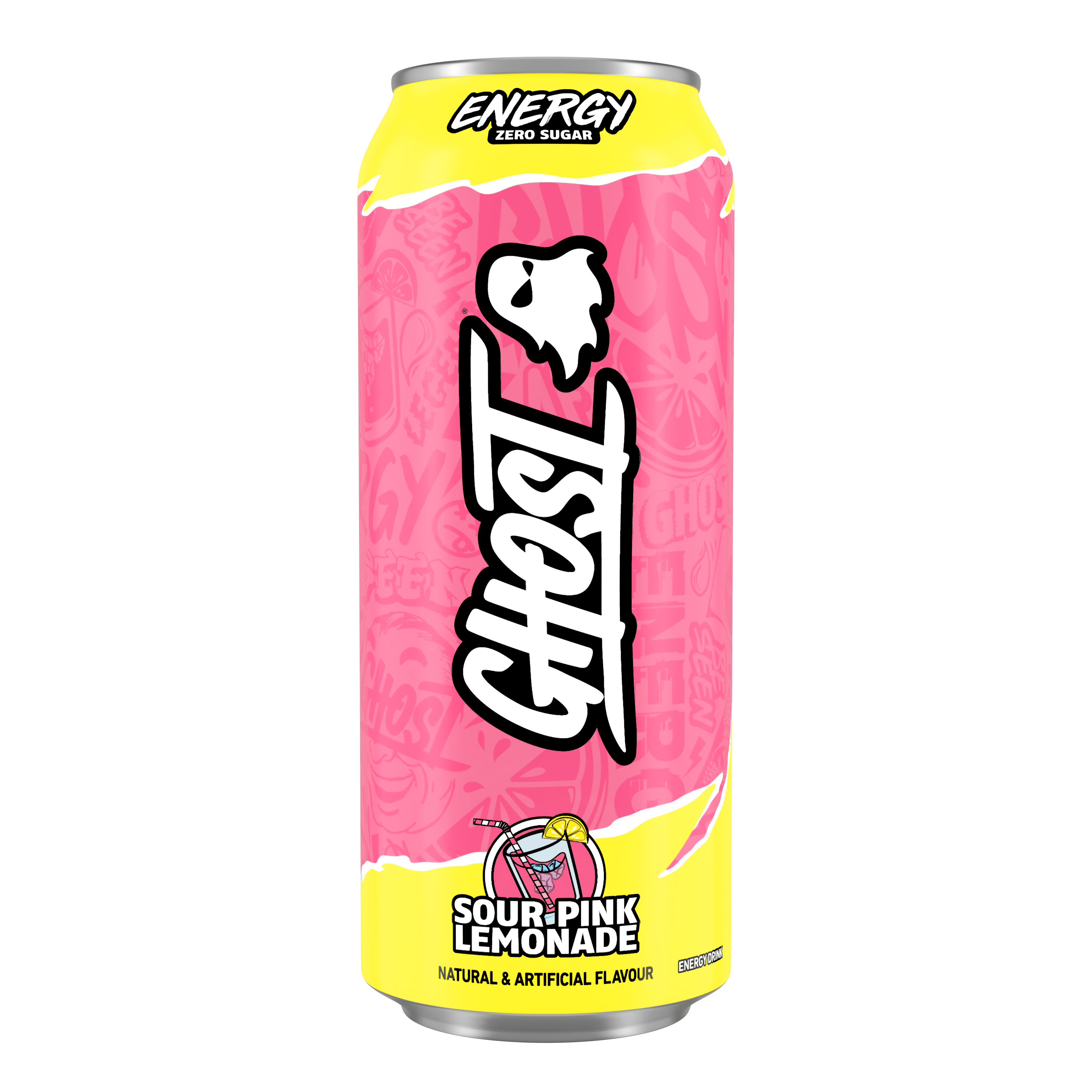 Ghost Energy - 12 x 500 ml - Pink Lemonade
