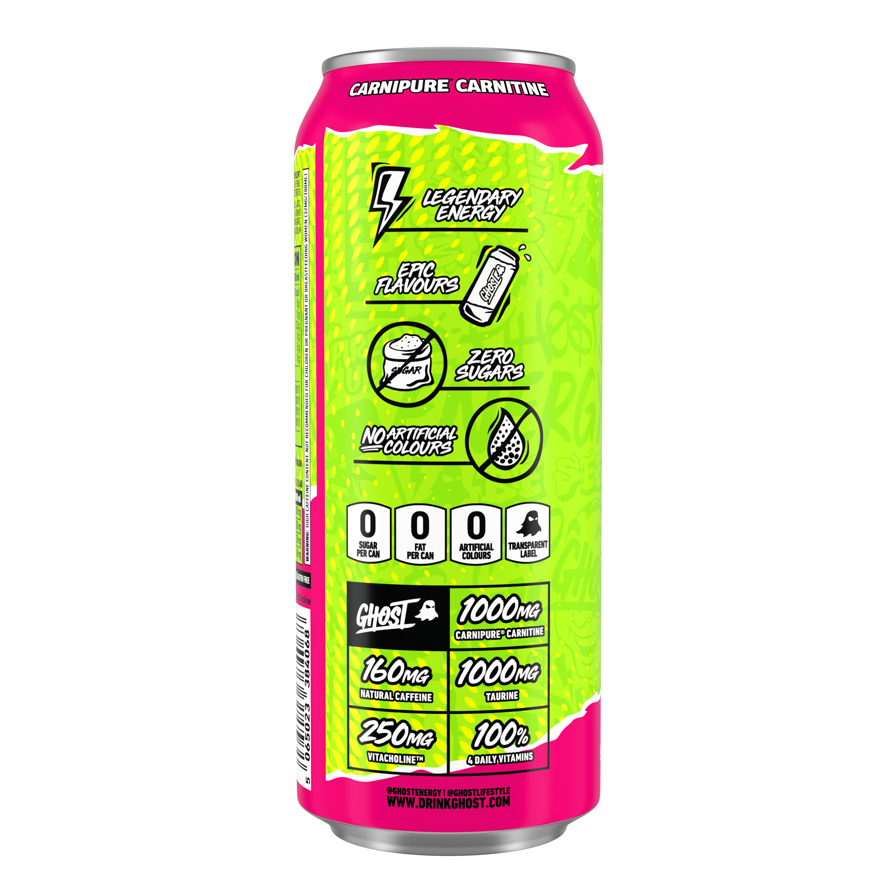 Ghost Energy - 12 x 500 ml - Warheads Watermelon