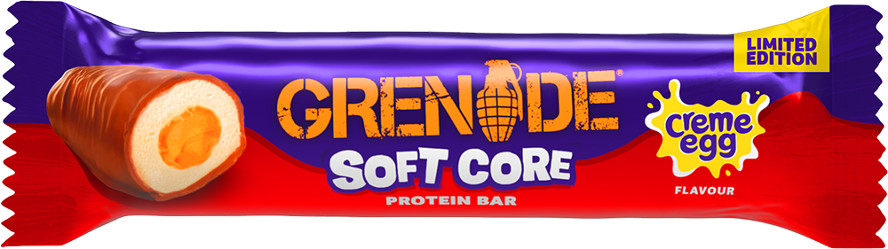 Grenade Soft Core Protein Bar- 18 x 45 g - Creme Egg