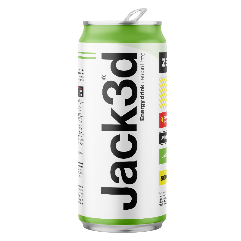 Jack3d Energy – 12 x 500 ml – Lemon Lime