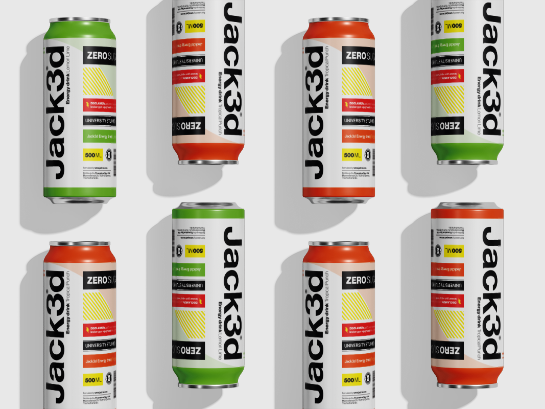 Jack3d Energy – 1 x 500 ml – Lemon Lime