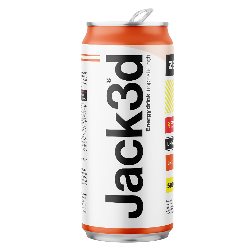 Jack3d Energy – 12 x 500 ml – Tropical Punch