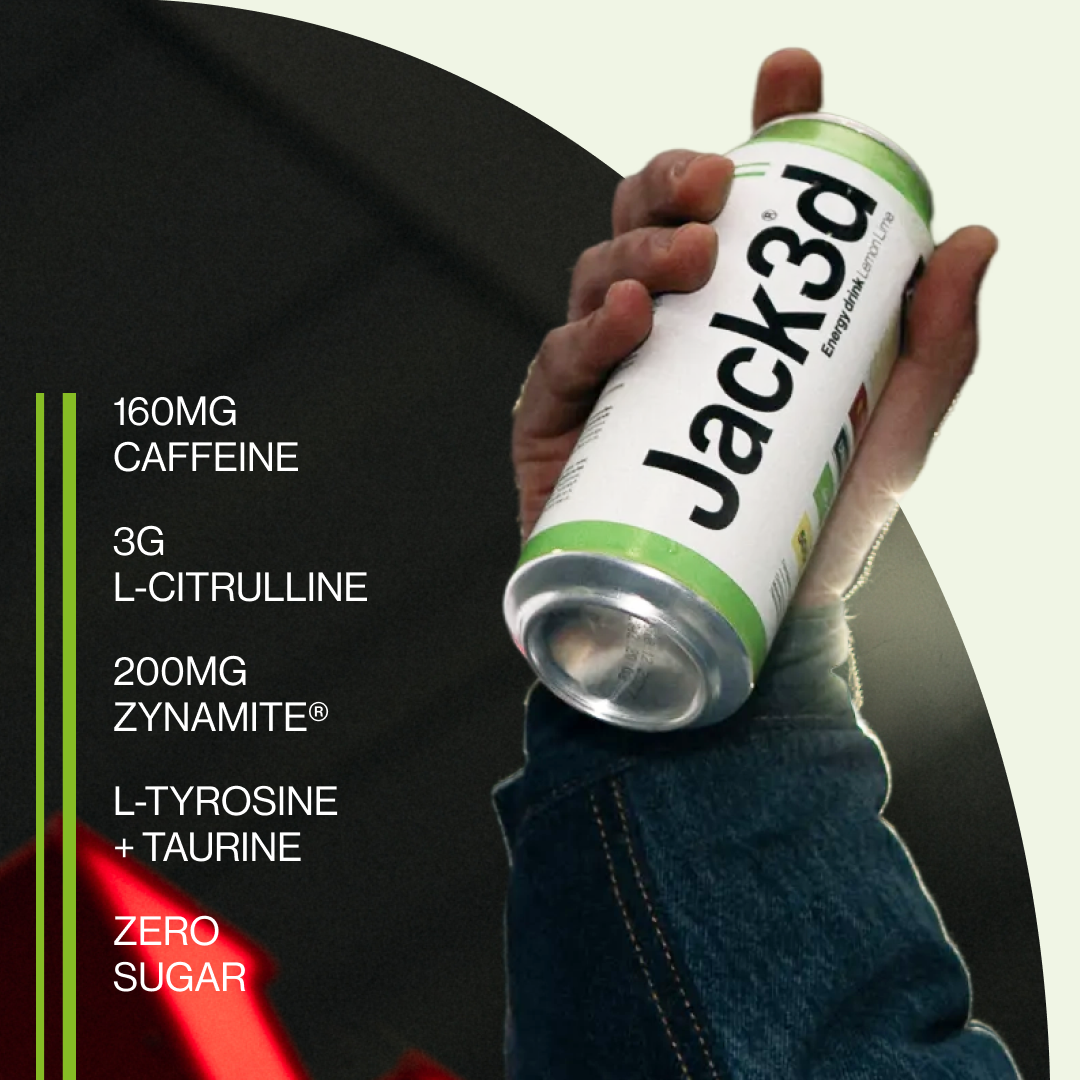 Jack3d Energy 1 x 500 ml Lemon Lime