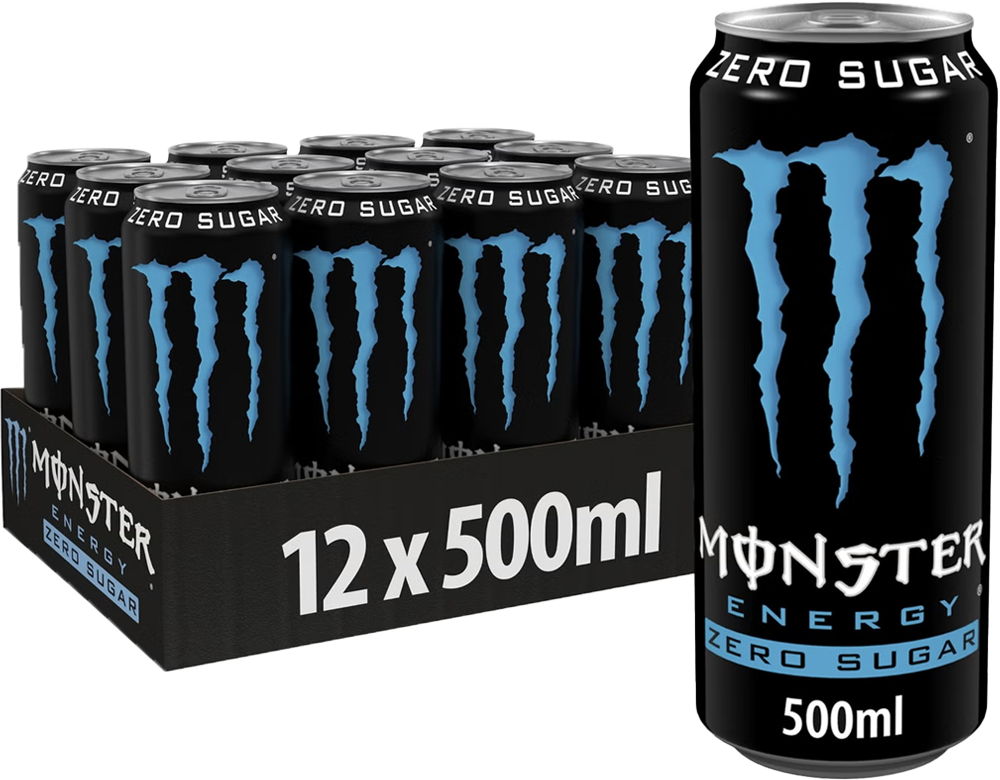 Monster Energy Absolutely Zero  12 x 500 ml