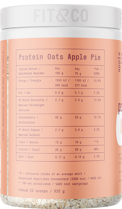 Fit & Co Protein Oats Apple Pie