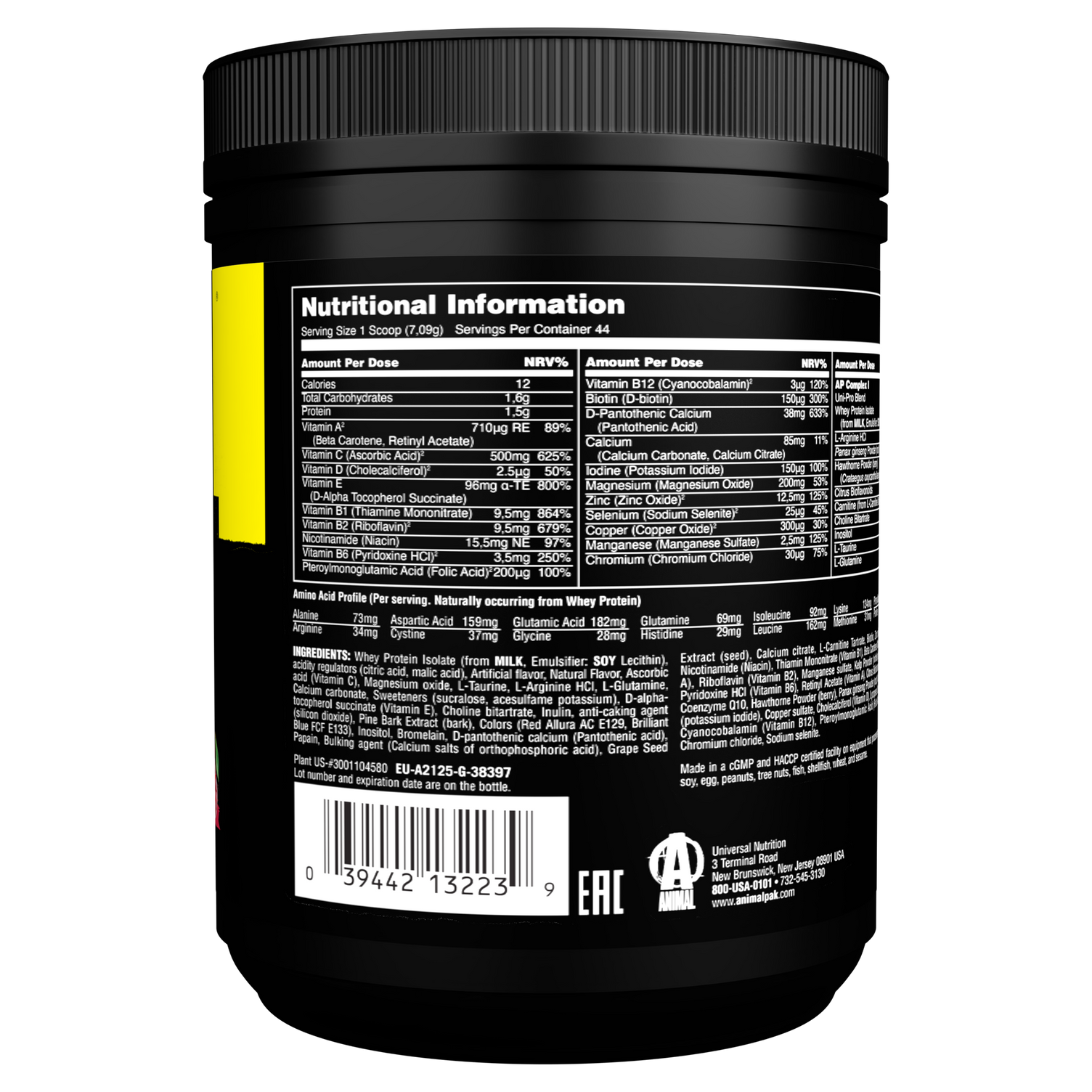 Animal Pak Powder Cherry Bomb (44 servings)