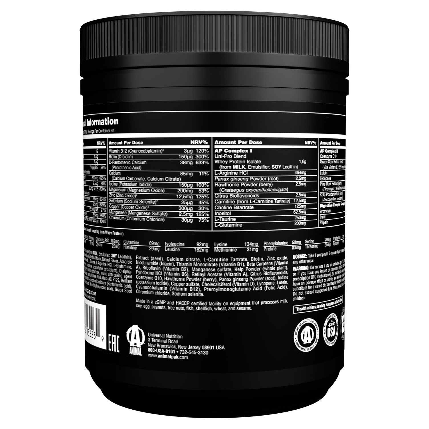 Animal Pak Powder Cherry Bomb (44 servings)