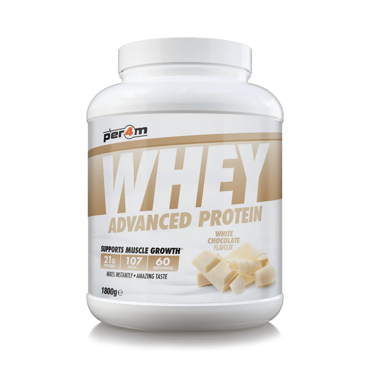 PER4M Whey Protein White Chocolate (1800 g)
