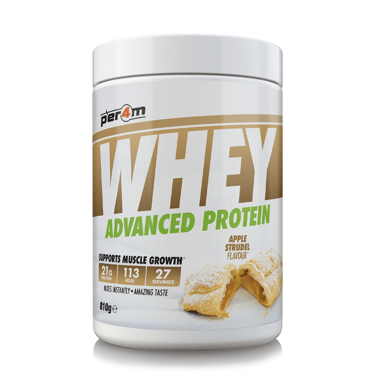 PER4M Whey Protein Apple Strudel (810 g)