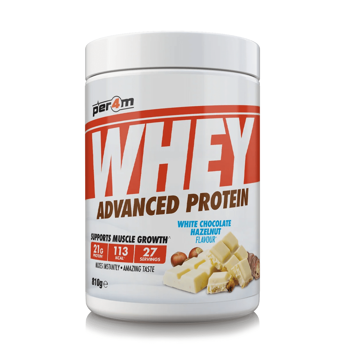 PER4M Whey Protein White Chocolate Hazelnut (810 g)