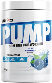 Per4m Pump Pre- Workout – 495 g - Blue Raspberry