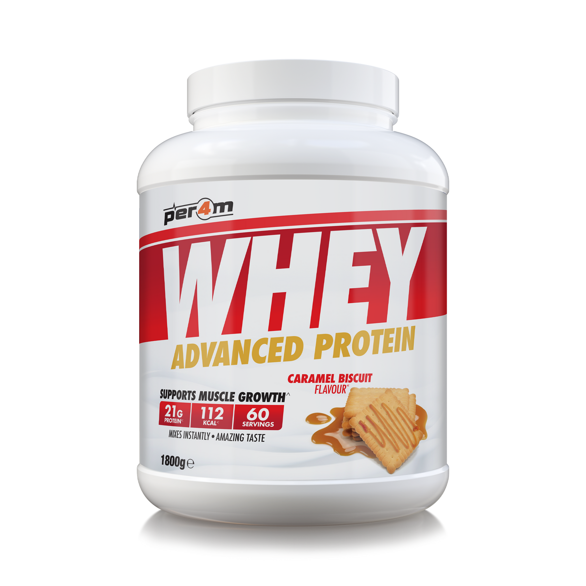 PER4M Whey Protein Caramel Biscuit (1800 g)