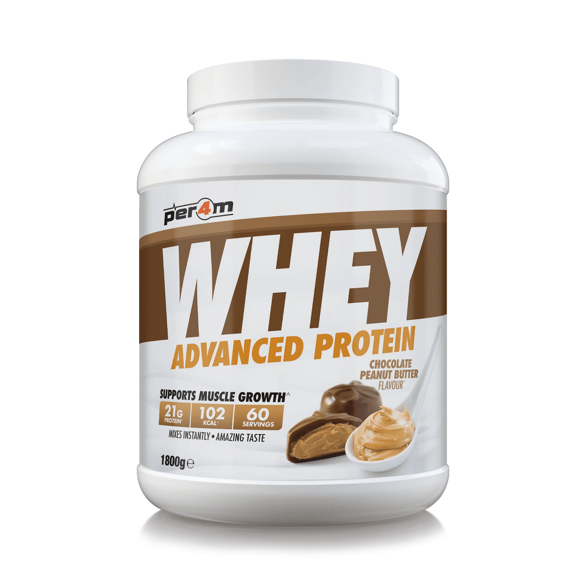 PER4M Whey Protein Chocolate Peanut Butter (1800 g)