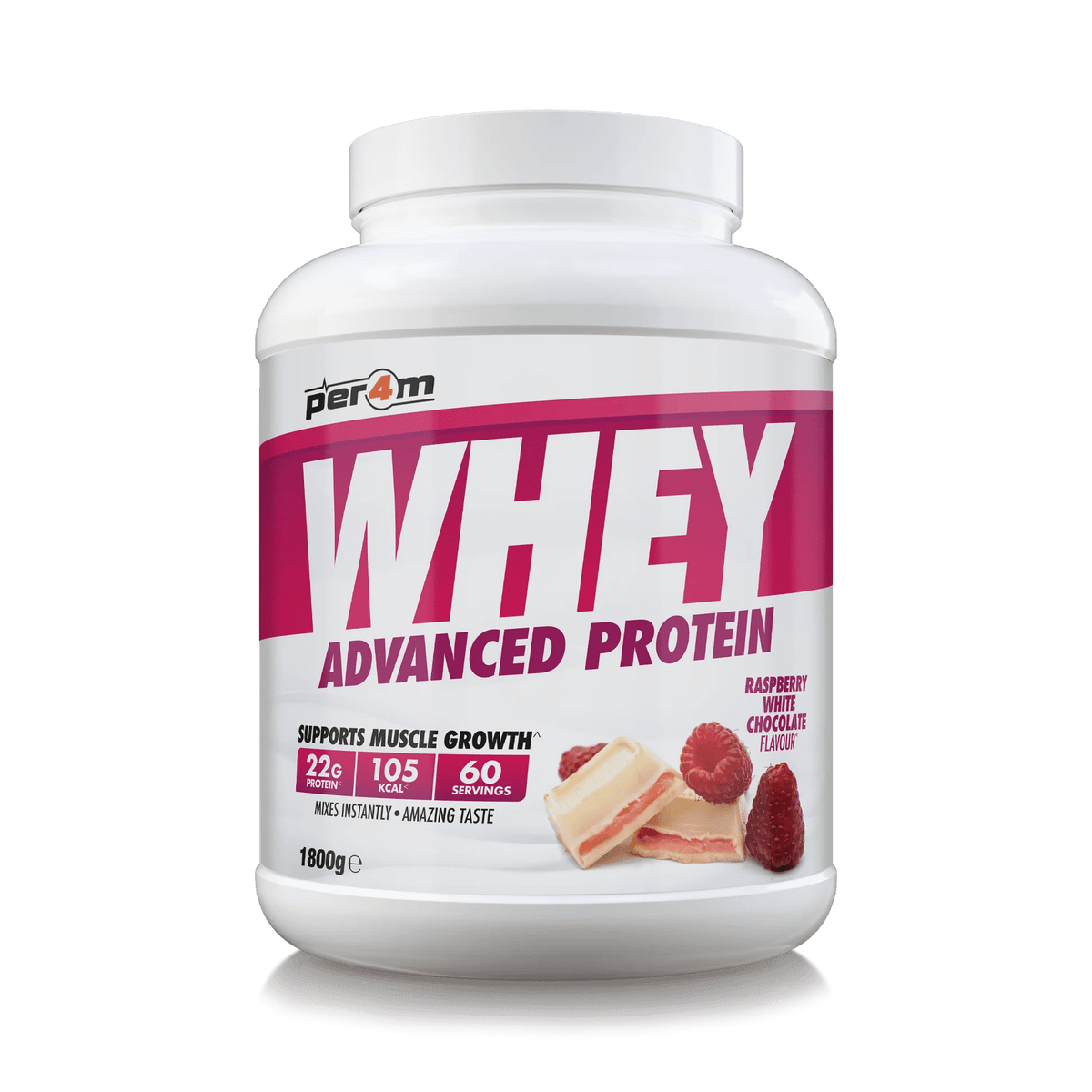 PER4M Whey Protein Raspberry White Chocolate (1800 g)