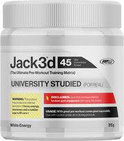 Jack3d Advanced Pre-workout White Energy (315 g).