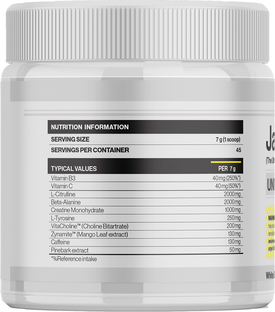 Jack3d Advanced Pre-workout White Energy (315 g).