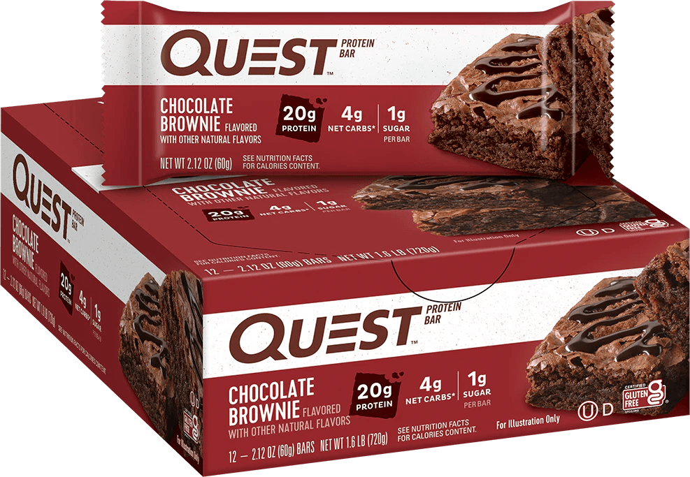 Quest Bar Chocolate Brownie (12 x 60 g)