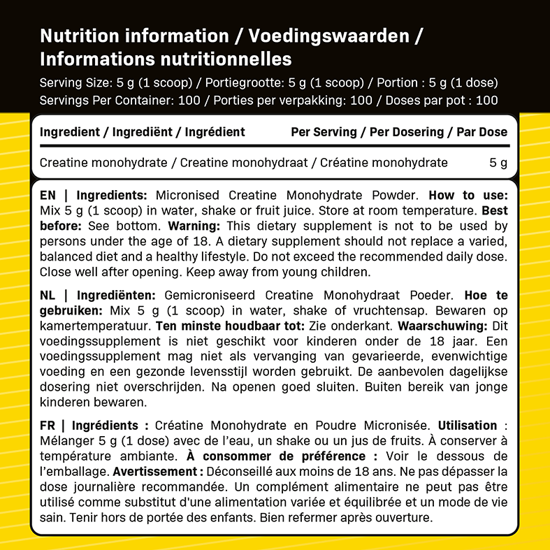 Supspace Creatine Ultra Pure (500 g)