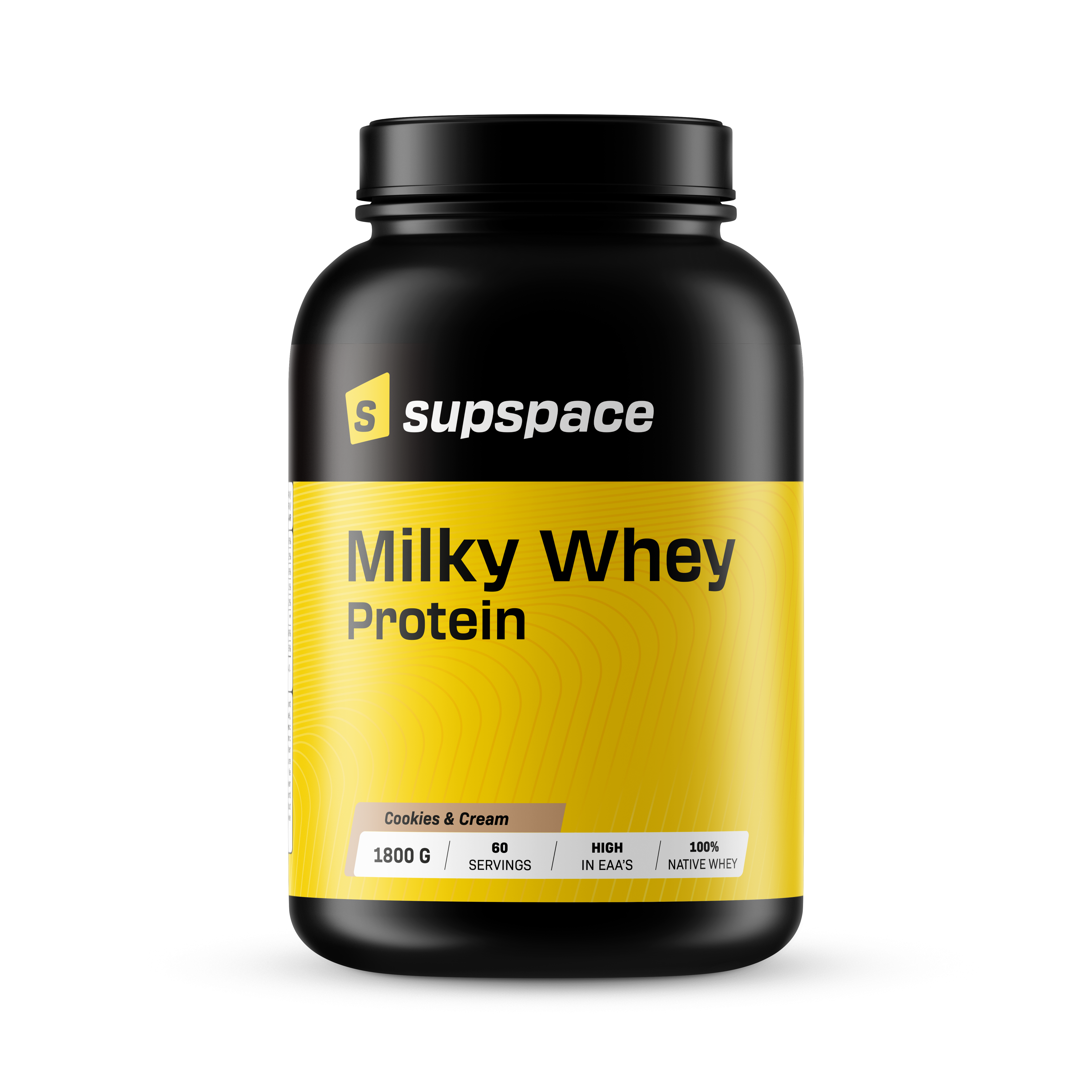 Supspace Milky Whey Protein Cookies & Cream (1800 g)