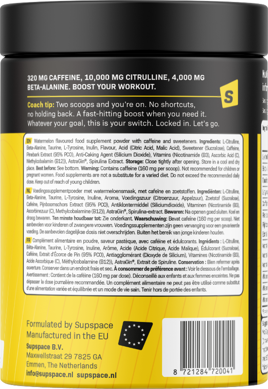 Supspace Lift-off Pre-workout Watermelon (345 g)